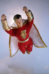 Mego 14" Shazam figurine with 14 points of articulation, detailed costume, and collector-friendly box for superhero fans.