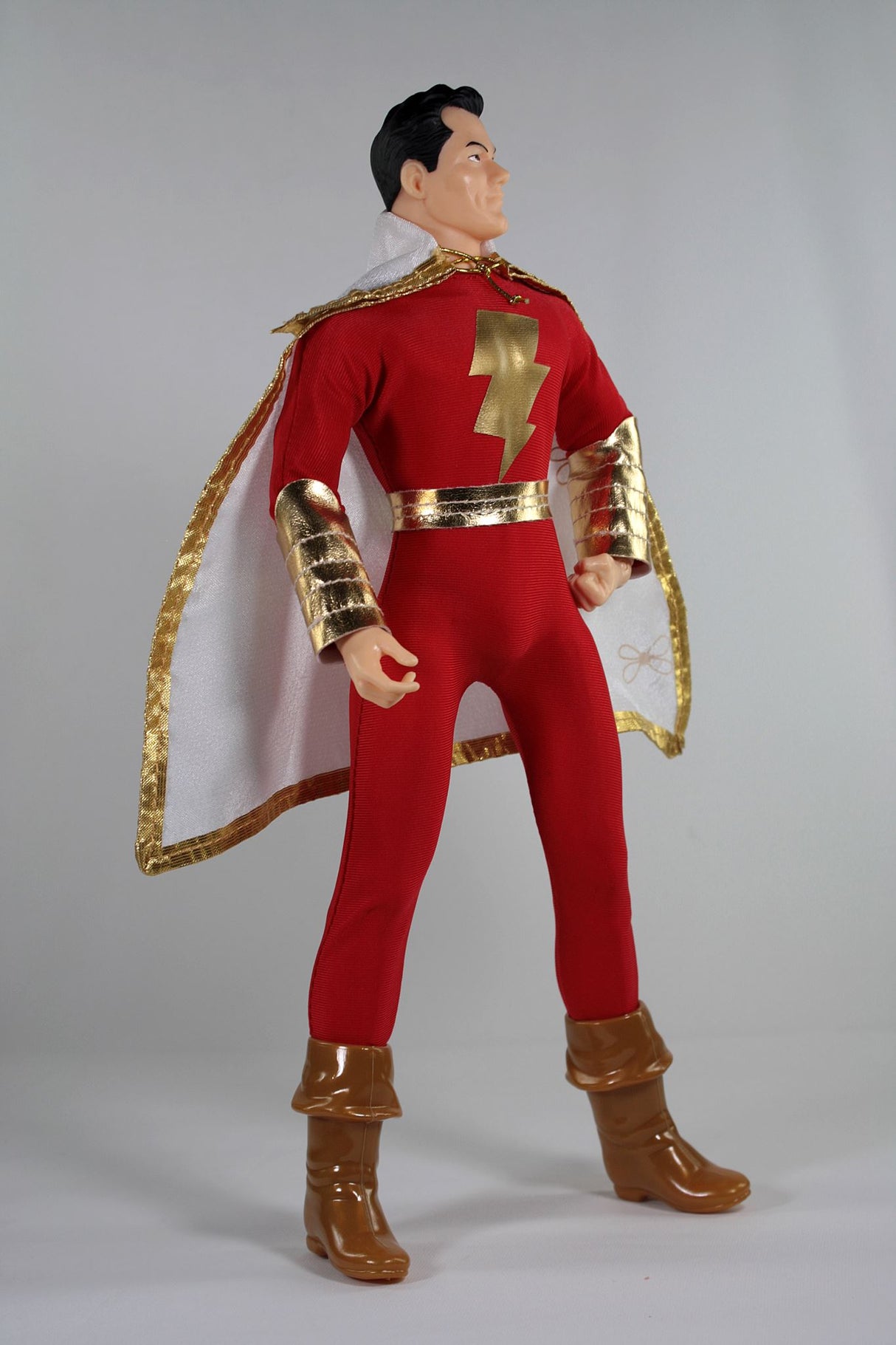 14-inch Shazam collectible figurine with comic-accurate details and 14 points of articulation in a classic box.