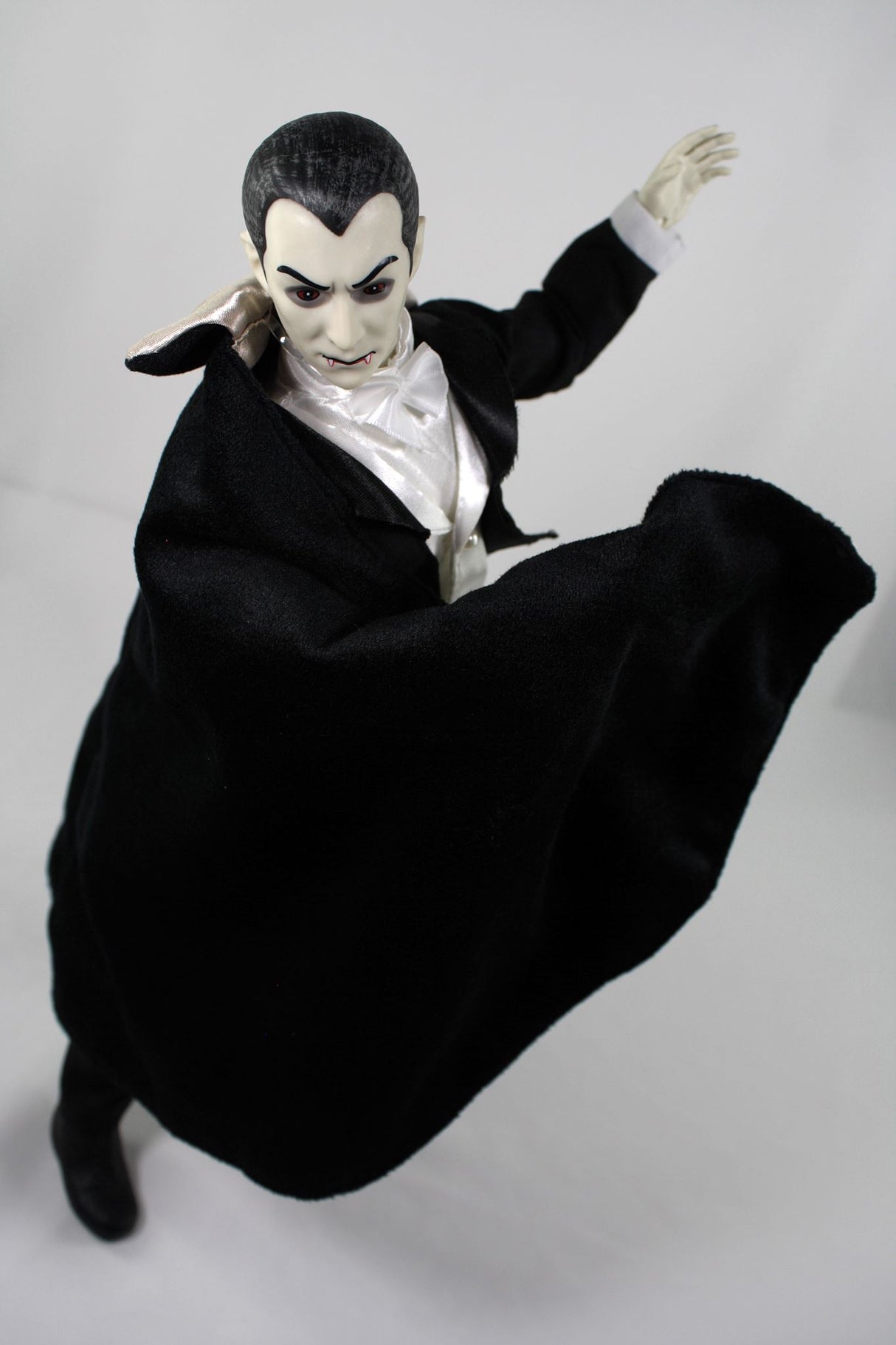 14" MEGO Dracula collectible figurine with detailed vintage design, poseable articulation, and screen-accurate attire.