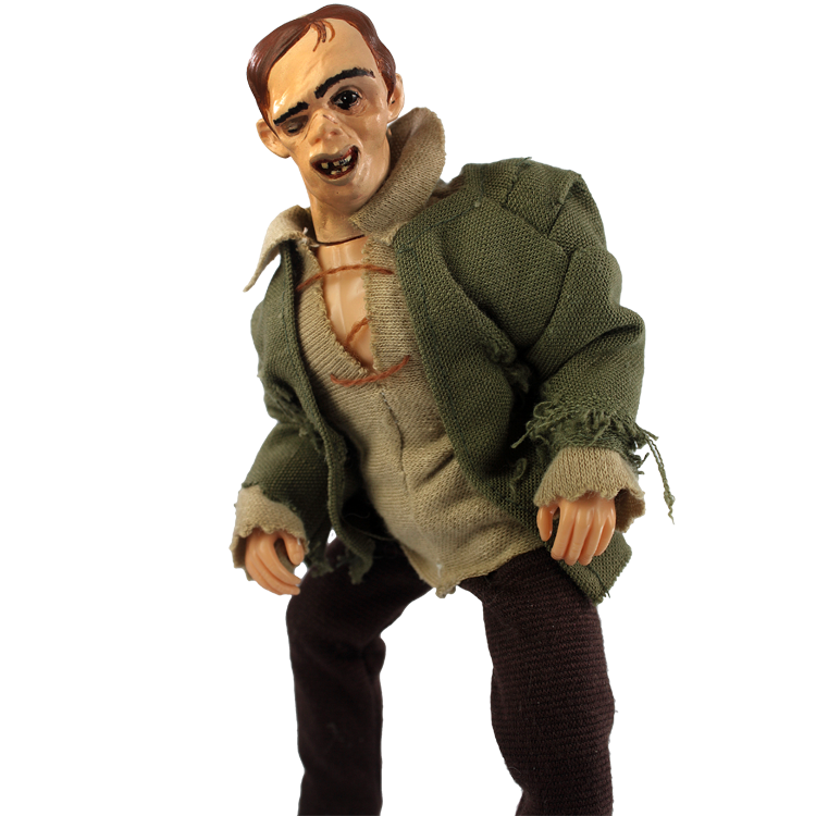 8-inch Hunchback of Notre Dame collectible figurine with 14 points of articulation in a vintage-style display box.