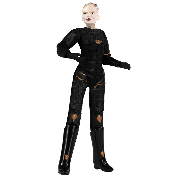 8-inch MEGO Borg Queen collectible figurine with detailed costume, 14 points of articulation, perfect for Star Trek fans.