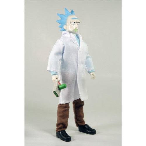 8-inch MEGO Rick Sanchez figurine capturing his iconic look from Rick and Morty, perfect for collectors and fans.