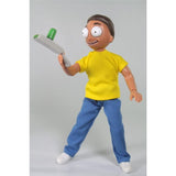 Officially licensed 8" Morty Smith figurine with 26 articulation points, detailed outfit, perfect for collectors.