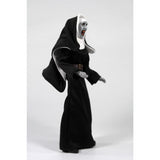 8-inch MEGO THE NUN collectible figurine with 26 points of articulation and detailed fabric outfit, perfect for horror fans.