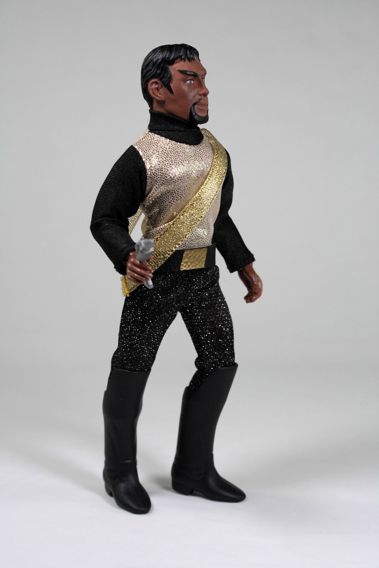 8-inch MEGO Star Trek Kang the Klingon figurine, featuring 14 points of articulation and retro design for collectors.