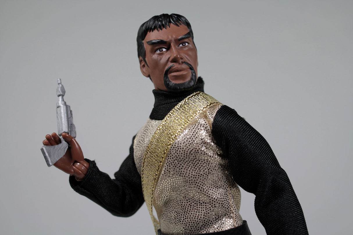 8-inch MEGO Star Trek Kang the Klingon figurine with detailed retro design and 14 points of articulation for dynamic display.