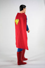 14-inch Mego Superman collectible figurine featuring comic book accurate detail and 14 points of articulation, perfect for display.