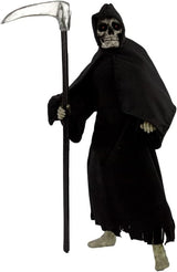 8-inch MEGO collectible Grim Reaper figurine with intricate details, perfect for display in any collection.