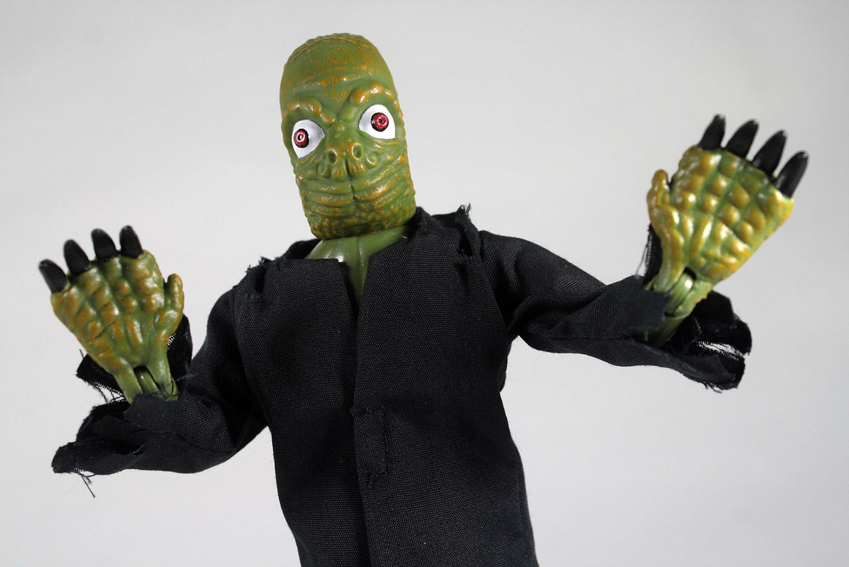 8-inch MEGO Mole People figurine featuring 14 points of articulation, vintage design, and screen-accurate details.