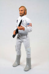 8" MEGO George Taylor Astronaut figurine, capturing retro sci-fi detail with 14 points of articulation for dynamic poses.