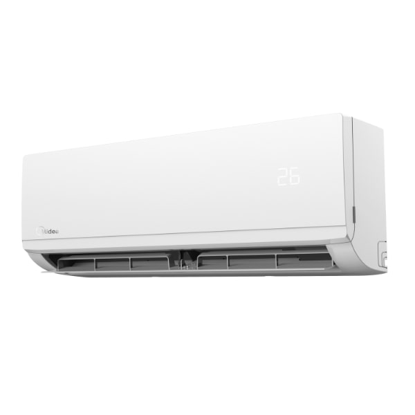 Midea Infini 5KW Hi-Wall Inverter Heat Pump and Air Conditioner offering efficient heating, cooling, and Smart WiFi control.