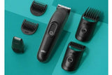 Braun 3 MGK3420 grooming kit with ultra-sharp blades for beard, hair, and body grooming; 50 minutes cordless use.