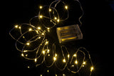 Dazzling 5m silver fairy lights with 50 LEDs for enchanting indoor ambiance, perfect for special occasions and home decor.