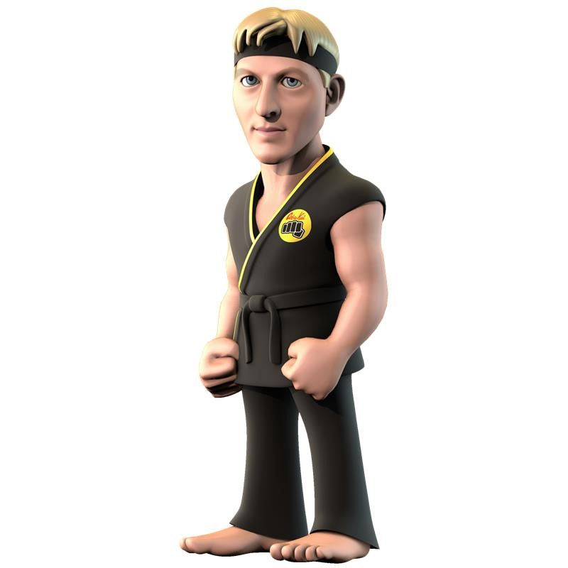 MINIX Cobra Kai Johnny Lawrence figurine showcasing detailed craftsmanship and unique style, perfect for fans and collectors.