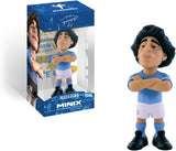 Diego Maradona Napoli figurine in iconic kit, capturing his essence for football fans and collectors.