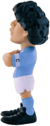 Collectible MINIX figurine of Diego Maradona in Napoli kit, celebrating his football legacy and charisma, measures 19 x 9 x 8 cm.