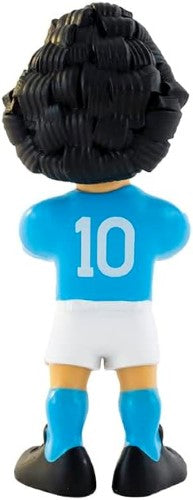 Diego Maradona collectible figurine in Napoli kit, measuring 19 x 9 x 8 cm, ideal for football fans and collectors.