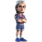 Collectible MINIX Steve Harrington figurine in Scoops Ahoy outfit, showcasing intricate details and nostalgic charm.