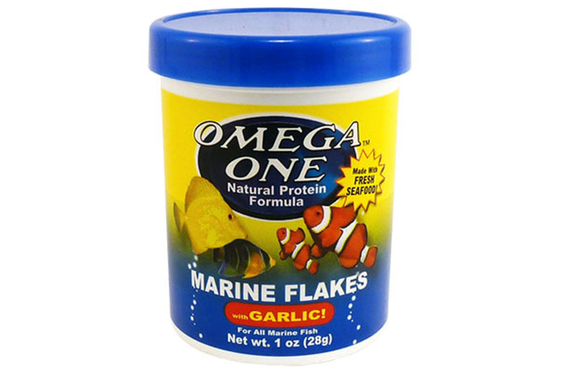 Fish Food - Omega Garlic Marine Flakes 28g