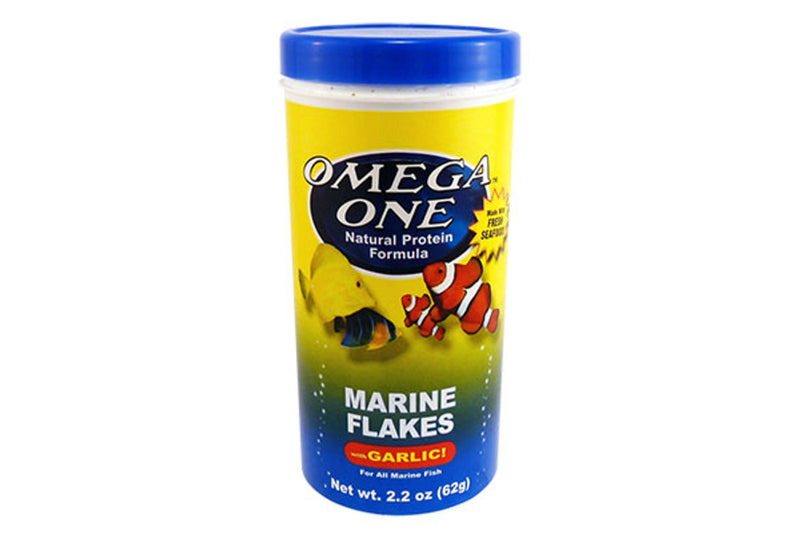 Fish Food - Omega Garlic Marine Flakes 62g