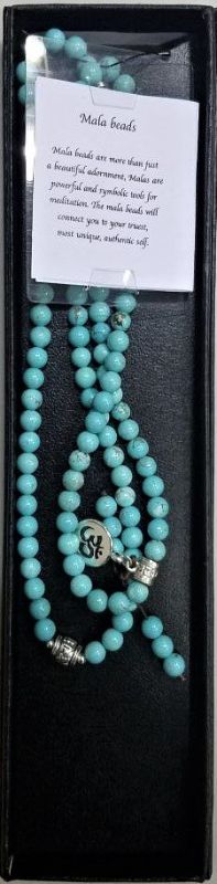 Mala Necklace - Turquoise (70cm)
