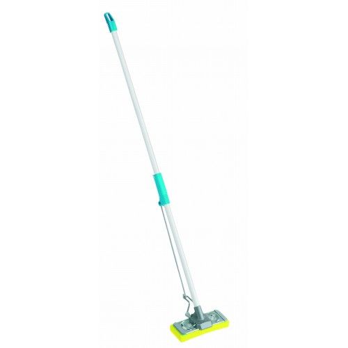 Heavy-duty cleaning mop with steel mechanism and natural sponge, ideal for sparkling floors and all surface types.