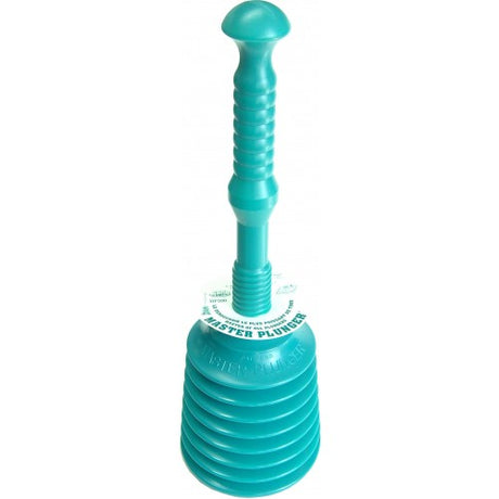 Master Plunger 200 efficiently clears clogs from shower, tub, and floor drains with ergonomic design and sturdy materials.