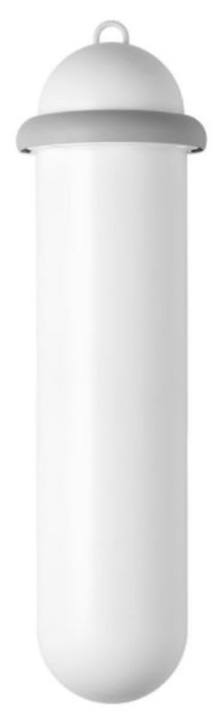 Pod Classic Manual Unit in white, sleek design for hygienic sanitary disposal, ideal for any modern washroom setting.