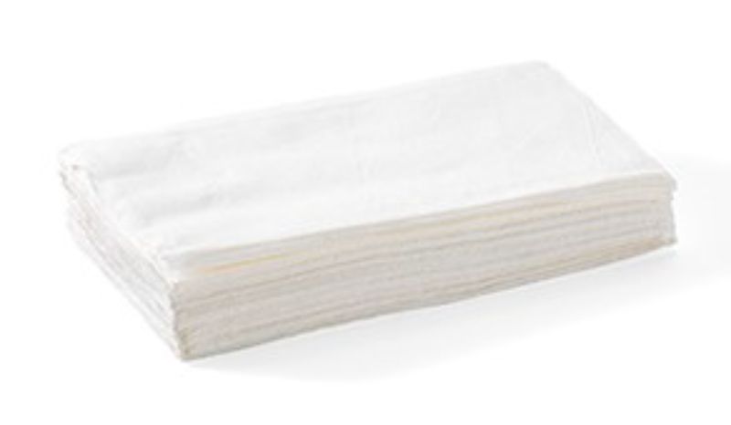 Premium white dispenser napkins, 225mm x 240mm, 1 Ply, interlocked for easy dispensing, ideal for cafes and restaurants.