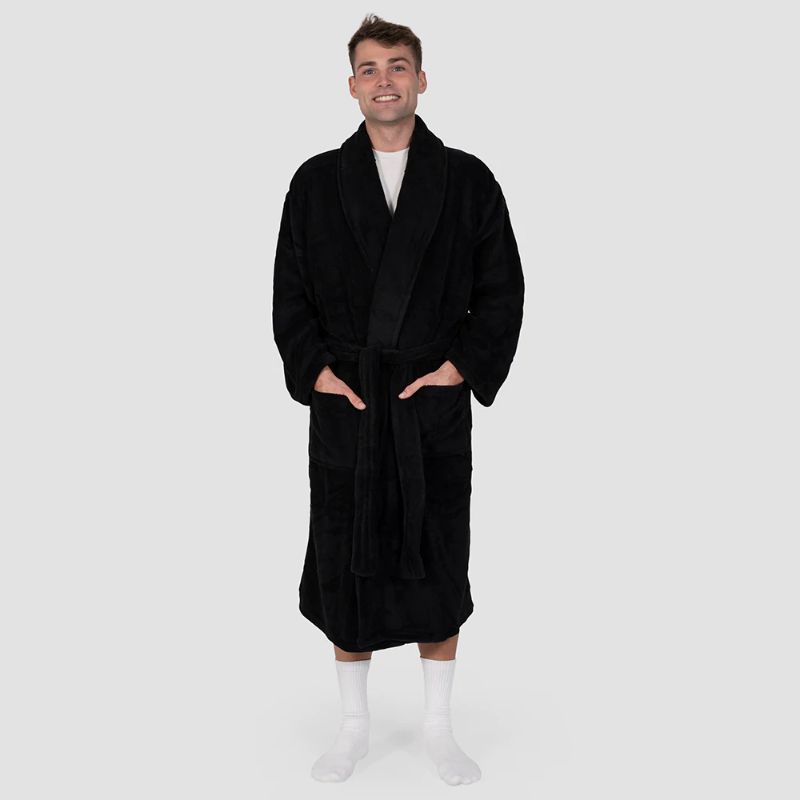 Robe - Bambury Microplush L/XL (Black)