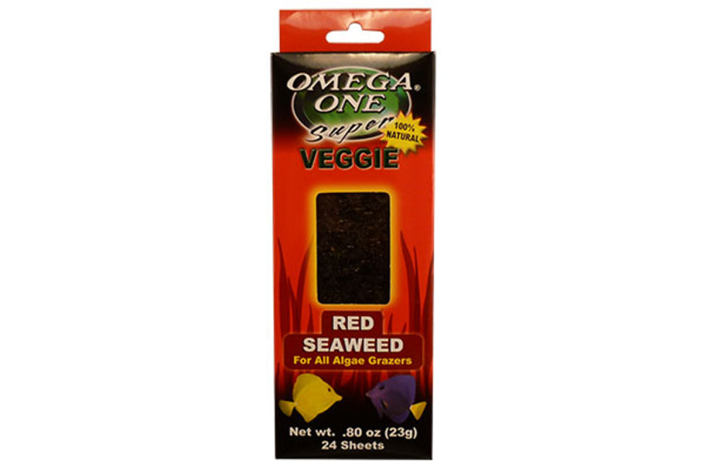 Fish Food -  Omega Red Seaweed 23g  - 24pc