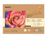 Mungyo Pastel Pad A3, 20 sheets of 160gsm textured paper designed for vibrant pastel art in assorted gentle hues.