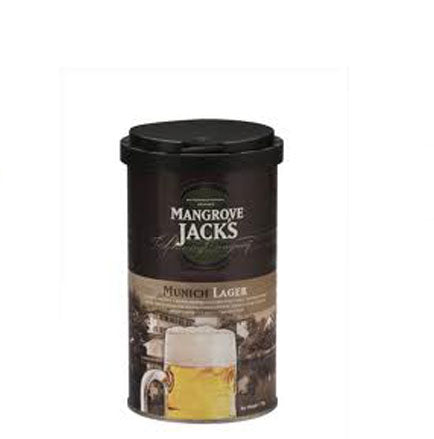 Munich Lager beer kit by Mangrove Jack's, 1.7kg, for brewing a smooth, traditional German-style lager at home.