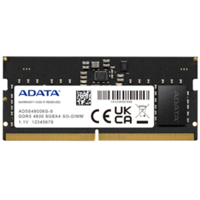 ADATA 32GB DDR5-4800 2048x8 SODIMM Lifetime wty