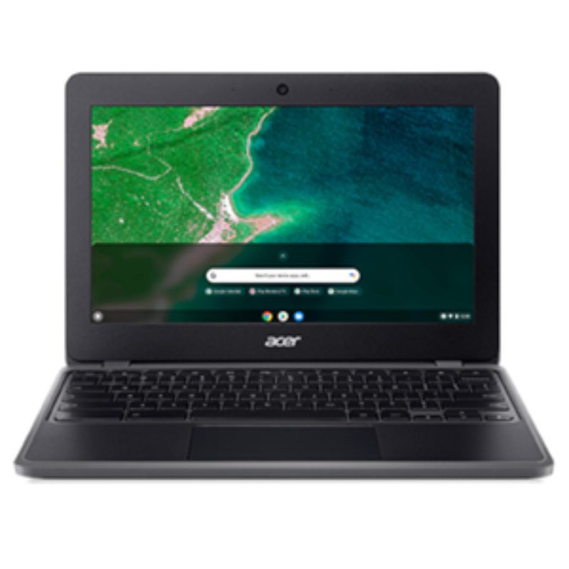 Acer C734 Chromebook: 11.6" rugged laptop with Intel N4500, 4GB RAM, 32GB storage, HD display, and long battery life.