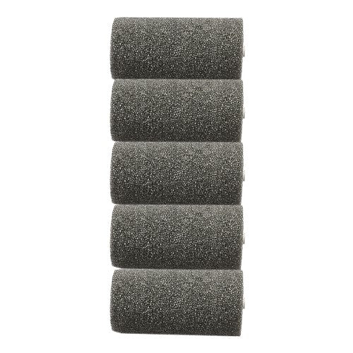 Pack of 5 washable sponge rollers (95mm) for smooth application in printmaking, adhesives, and mixed media projects.