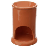 Set of 3 elegant ceramic oil and wax burners with heart cut outs, perfect for creating a cozy ambiance.