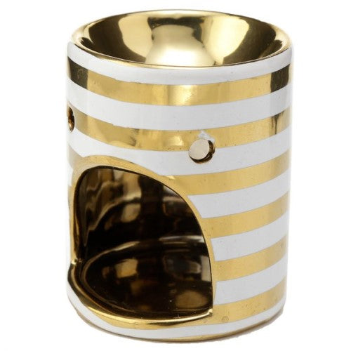 Oil Burner - Eden Metallic Gold Stripe (Box of 20)