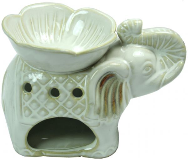 Oil Burner Elephant Cream