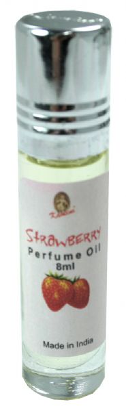 Kamini Perfume Oil Strawberry in a portable bottle, offering a sweet, fruity scent and moisturizing benefits.