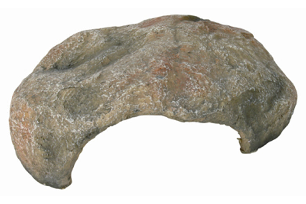 Reptile Cave 30x10x25cm, a durable poly resin hideout for small reptiles, providing comfort and security in vivariums.