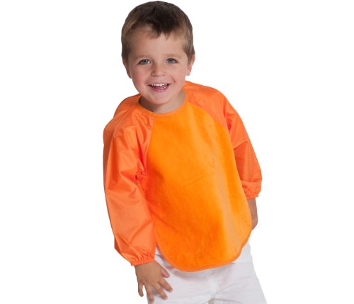 Sleeved Wonder Bib - Orange (11907)