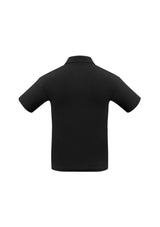 Men's Ice Polo in sleek black, size 3XL, crafted from 100% cotton with a classic collar and durable stitching for style and comfort.