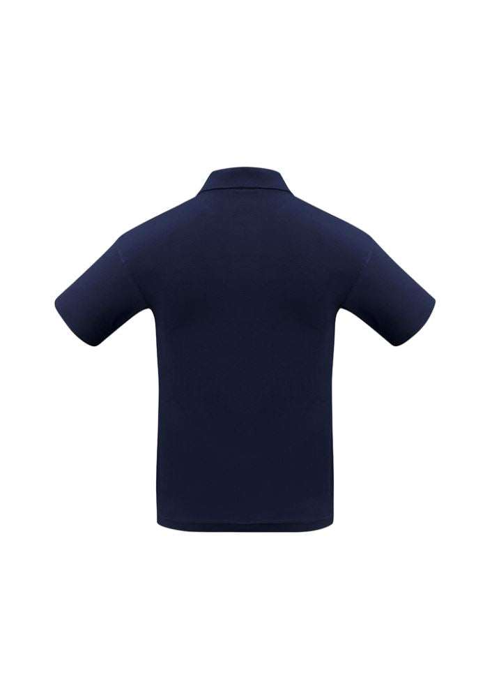 Navy Men's Ice Polo in 2XL by Biz Collection, featuring a knitted collar and durable construction for comfort and style.
