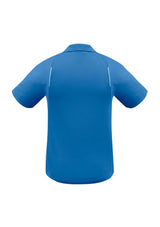 Men's United Short Sleeve Polo in Royal/White, size 5XL, featuring breathable fabric and stylish design for casual and professional wear.