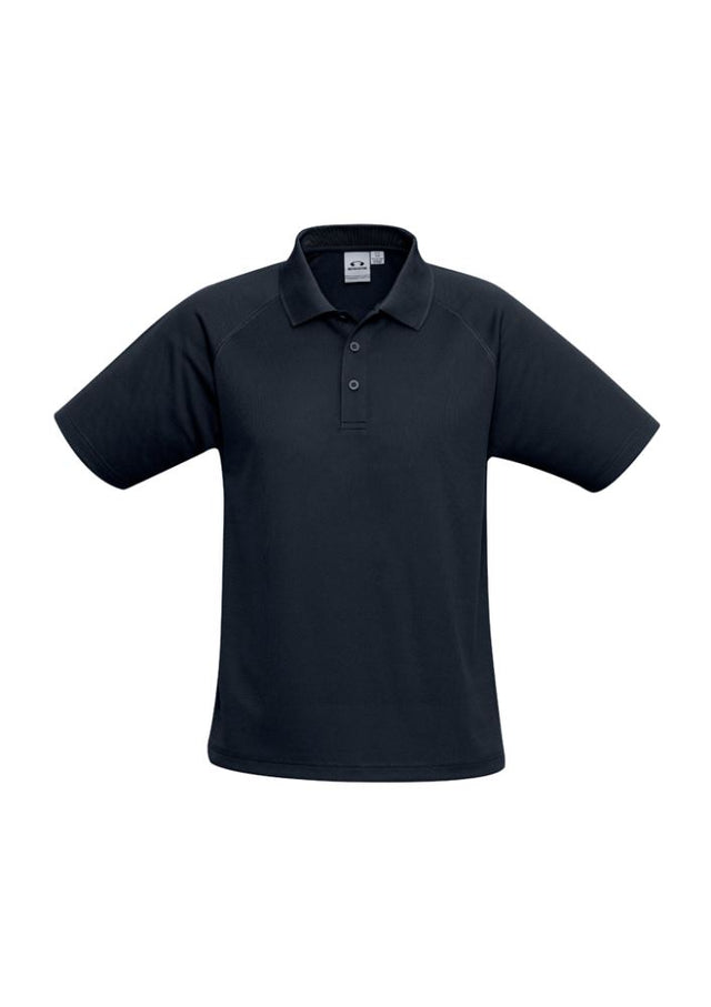 Navy Kids Sprint Polo in Size 6, made from breathable polyester with BIZ COOL™ technology, ideal for active play and sun protection.