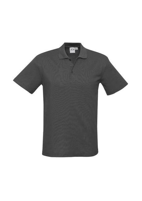 Kids Crew Polo in Charcoal, Size 12, stylish, comfortable, with UV protection and improved fit for active kids.