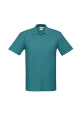 Kids Crew Polo in Teal, size 4, featuring soft blend fabric, improved fit, UPF protection, and stylish details for casual wear.