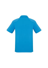 Cyan Men's Profile Polo in size XL, featuring breathable fabric, sun protection, and a convenient pocket for essentials.
