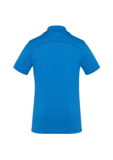 Ladies Aero Polo in vibrant Cyan, Size 16, featuring breathable fabric and stylish design for comfort and mobility.